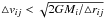 Mathematical equation: \hbox{$\triangle v_{ij} < \sqrt{2GM_{i}/\triangle r_{ij}}$}