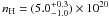 Mathematical equation: \hbox{$n_{\rm H}=(5.0^{+0.3}_{-1.0})\times 10^{20}$}