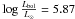 Mathematical equation: \hbox{$\log{\frac{L_{\rm bol}}{L_{\odot}}} = 5.87$}