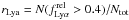 Mathematical equation: \hbox{$r_{\rm Lya} = N(\frellya >0.4)/N_{\rm tot}$}