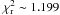 Mathematical equation: \hbox{$\chi^2_{\rm r}\sim 1.199$}