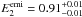 Mathematical equation: \hbox{$E_2^{\rm emi}=0.91^{+0.01}_{-0.01}$}