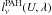 Mathematical equation: \hbox{$l_\nu^{\rm PAH}(U,\lambda)$}