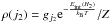 Mathematical equation: \hbox{$\rho (j_2) = g_{j_2} {\rm e}^{-\frac{E_{\rm int}(H_2)}{k_{\rm B}T}} / Z$}
