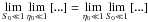 Mathematical equation: \hbox{$\lim\limits_{\substack{\sz \ll 1}} \lim\limits_{\substack{\etaz \ll 1}}\left[... \right] = \lim\limits_{\substack{\etaz \ll 1}} \lim\limits_{\substack{\sz \ll 1}}\left[... \right]$}