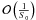 Mathematical equation: \hbox{$\mathcal{O}\left(\frac{1}{\sz} \right)$}