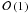 Mathematical equation: \hbox{$\mathcal{O}\left(1\right)$}