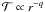 Mathematical equation: \hbox{$\mathcal{T} \propto r^{-q}$}