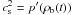 Mathematical equation: \hbox{$c_{\rm s}^2=p'(\rho_{\rm b}(t))$}