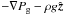 Mathematical equation: \hbox{$-\nabla {P_{\rm g}}-\rho g\hat{{\vec z}}$}