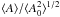 Mathematical equation: \hbox{$\ampav / \amprad^{1/2}$}