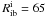 Mathematical equation: \hbox{$R^{\rm i}_{\rm ib} = 65$}