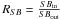 Mathematical equation: \hbox{$R_{SB}=\frac{SB_{\rm in}}{SB_{\rm out}}$}
