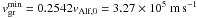 Mathematical equation: \hbox{$v_{\mathrm{gr}}^{\mathrm{min}} = 0.2542 v_{\mathrm{Alf},0} = 3.27 \times 10^5~\mathrm{m\,s^{-1}}$}