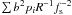 Mathematical equation: \hbox{$\sum b^2 p_i R^{-1} f_\mathrm{s}^{-2}$}