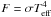 Mathematical equation: \hbox{$F= \sigma T_{\rm eff}^4$}