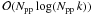 Mathematical equation: \hbox{$\mathcal{O}(N_{\rm pp} \log(N_{\rm pp}\,k))$}
