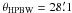 Mathematical equation: \hbox{$\theta_{\rm HPBW}=28\asec1$}