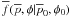 \hbox{$\overline{f}(\overline{p},\phi{}|\overline{p}_0,\phi{}_0)$}