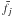 \hbox{$\bar{f}_j$}