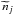 \hbox{$\widetilde{n}_j$}