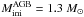 Mathematical equation: \hbox{$M^{\rm AGB}_{\rm ini} = 1.3~M_{\odot}$}