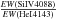 \hbox{$\frac{EW({\rm SiIV} 4088)}{EW({\rm HeI} 4143)}$}