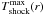 Mathematical equation: \hbox{$T_\mathrm{shock}^\mathrm{max}(r)$}