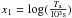 Mathematical equation: \hbox{$x_{1}={\rm log}(\frac{T_{\rm a}}{10^{3}\rm s})$}