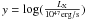 Mathematical equation: \hbox{$y={\rm log}(\frac{L_{\rm X}}{10^{47}\rm erg/s})$}