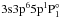 Mathematical equation: \hbox{$3\rs 3\rp^6 5\rp ^1\rP^\circ_1$}