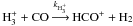 Mathematical equation: \hbox{${\rm H_3^+}+{\rm CO}\Arrow^{k_{\rm H_3^+}}{\rm HCO^+}+{\rm H_2}$}