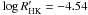 \hbox{$\log R^\prime_{\rm HK} = -4.54$}