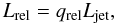 \begin{equation} L_{\rm{rel}}= q_{\rm{rel}}L_{\rm{jet}}, \label{eq:power_rel_particles} \end{equation}