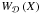 \hbox{$W_{\cD}\left(X\right)$}