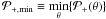\hbox{$\mathcal{P}_{+,{\rm min}} \equiv \min\limits_{\theta}\{\mathcal{P}_{+}(\theta)\}$}