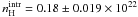 \hbox{$n_{\rm H}^{\rm intr}= 0.18 \pm 0.019 \times 10^{22}$}