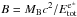 \hbox{$B=M_{\rm B} c^2 / E^{{\rm e}^{\pm}}_{\rm tot}$}