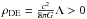 Mathematical equation: \hbox{$\rho_{\rm DE} = {\frac{c^2}{8 \pi G}} \Lambda > 0$}