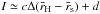 Mathematical equation: \hbox{$I \simeq c \Delta (\bar{r}_{\rm H} - \bar{r}_{\rm s}) + d$}