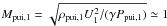 Mathematical equation: \hbox{$M_{\rm pui,1}=\sqrt{\rho_{\rm pui,1}U_{1}^{2}/(\gamma P_{\rm pui,1})}\simeq 1$}