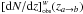 Mathematical equation: \hbox{$\obs{{\rm d}N/{\rm d}z}^{\ssty W}(z_{a \rightarrow b})$}