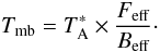 Mathematical equation: \begin{equation} 3 \sigma~({\rm K}\,{\rm km}~s^{-1}) = 3 \times {\rm rms} \times \sqrt{2 \times {\rm d}v \times FWHM} \end{equation}