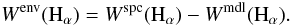 Mathematical equation: \begin{equation} W^{{\rm env}}({\rm H}_{\alpha})= W^{{\rm spc}}({\rm H}_{\alpha})- W^{{\rm mdl}}({\rm H}_{\alpha}). \label{Wenv} \end{equation}