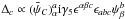 Mathematical equation: \hbox{$\Delta_c\propto (\bar\psi_C)_{\alpha}^a{\rm i}\gamma_5\epsilon^{\alpha\beta c}\epsilon_{abc}\psi_{\beta}^b$}