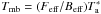 Mathematical equation: \hbox{$T_{\rm mb} = (F_{\rm eff}/B_{\rm eff}) T_{\rm a}^{*}$}