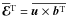 Mathematical equation: \hbox{$\meanEMF^{\rm{T}} = \overline{\uu \times \bb^{\rm{T}}}$}