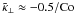 Mathematical equation: \hbox{$\tilde\kappa_\perp\approx-0.5/\Co$}
