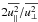 Mathematical equation: \hbox{$2 \overline{u_\parallel^2}/\overline{u_\perp^2}$}