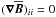 Mathematical equation: \hbox{$(\nab \meanBB)_{ii} = 0$}